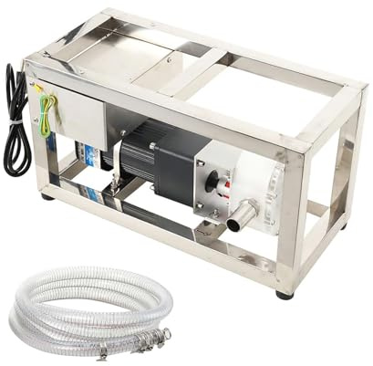 ANGDI Pompa per Il trasferimento del Miele da 10 l/min, Pompa per Miele Liquido con velocità Regolabile, Pompa per Pasta liquida Viscosa con Tubo da 3,2 m, apparecchiatura di pompaggio elettrica