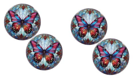 Cabilock 2 Series Pegatinas Anticolisión Para Ventanas Decoración De Ventana Forma De Adhesivo Estático Protección Para Aves Verano Decoración Interior Y Exterior 2 Piezas*2