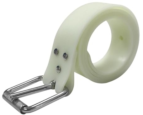 JISADER Cinturón de Pesas para Buceo en La Oscuridad, Hebilla de Liberación Rápida, Portátil, 1,3 M, para Snorkel Y Espeleología, Verde
