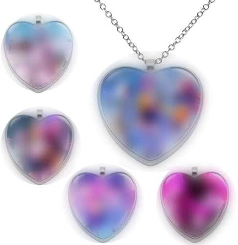 HIVTE Juego de 5 Collares Demon, Colgantes Unisex para Cosplay y Fans