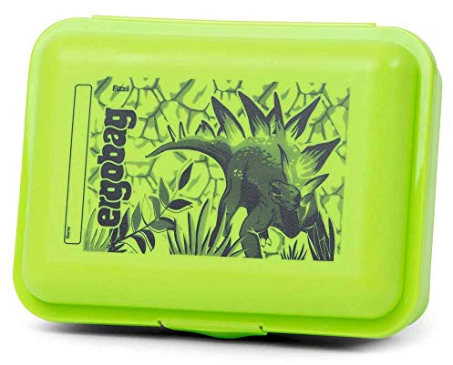 ergobag Brotdose mit Motiv und Trennfach BPA-frei Spülmaschinenfest Robust Kinderfreundlich