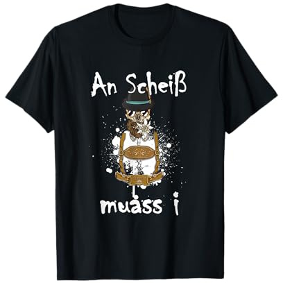 Tracht Bayerisch Totenkopf Mei Skull Bayern Servus Tiroler T-Shirt