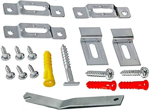 10 Pack Wood Picture Frame T Screw Security Hangers with 1 Wrench…