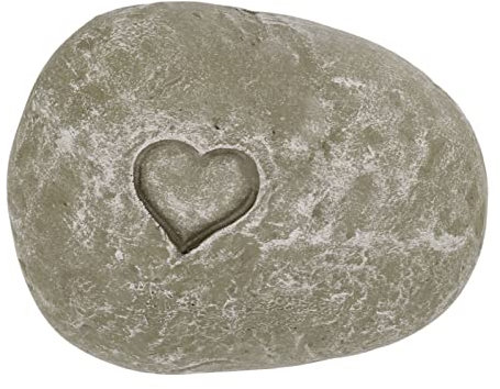 AMONIDA Pietra Commemorativa per Animali Domestici, Ciottoli di Simulazione della Resina Monumento Animale Fai-da-Te, per Cortili Esterni, Prati, Giardini(AMA Il Colore del Muschio di Pietra)
