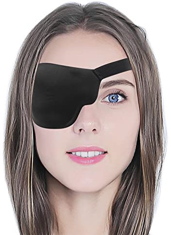 2ps ZD Eye Patch Pirate Home Travel für Erwachsene verbessern Vision Tsover Shading(Regt)