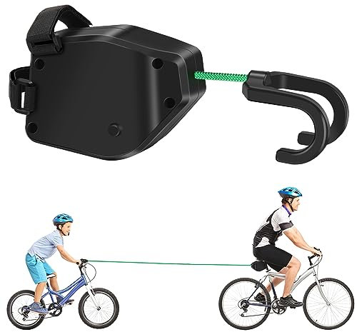 Bike Towing System Child Retractable | Fahrrad Abschleppseil Zugsystem für Kinder und Erwachsene | Kinder Fahrrad Abschleppseil | Bike Trailer Abschleppsystem