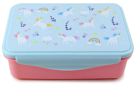 Puckator Porta Pranzo con Chiusura a Clip - Magia dell'Unicorno