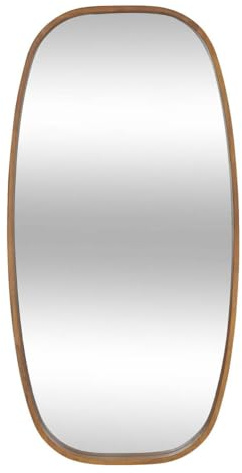 Atmosphera – Jasna Ovaler Wandspiegel aus Holz, 113 x 57 cm – Für Flur, Schlafzimmer, Badezimmer