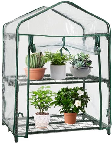 Fukamou Serra,Serre Trasparenti per Esterni in PVC | Parti e durevoli per Serre, Serra da Interni Portatile per casa, Esterno, pianta