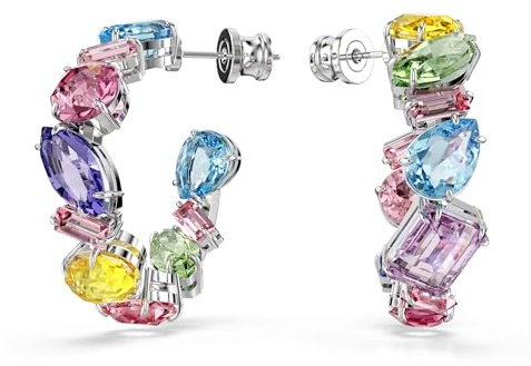 Swarovski Edelstein 5692412 asymmetrische Ohrringe mit Ring