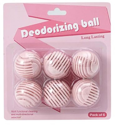 Schuhdeo 6Er-Pack Schuh Deo Spray Geruchsstop Schuh Geruchsentferner Shoe Deodorizer DesodorierungsbäLle FüR Zuhause, BüRos Und Autos Geeignet Schuhschrank (Pink)