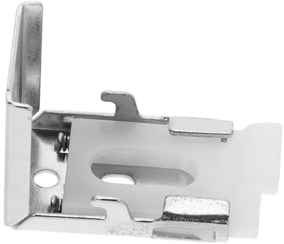 DECOMELODY Soportes Metálicos para Persianas Verticales Soporte Fijo para Montaje de Estores Abrazaderas Ajustables para Cortinas Clips de Recambio para Ventanas Accesorio Estable y Versátil