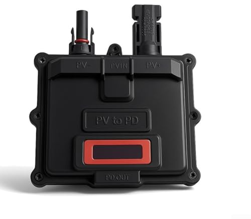 Tragbares 65-W-Solar-PD-Ladegerät, Powerbank mit Schnellladung für Laptop, Telefon, Tablet und Display, zeigt Echtzeit-Leistung und Temperatur