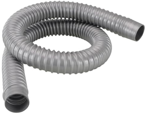1 Tubo Flessibile Corrugato For Scarico Lavastoviglie Da 1,5 M Di Spessore, Tubo Di Scarico For Lavabo Esteso In PVC, Acquario, Lavatrice - Grigio(40mm)