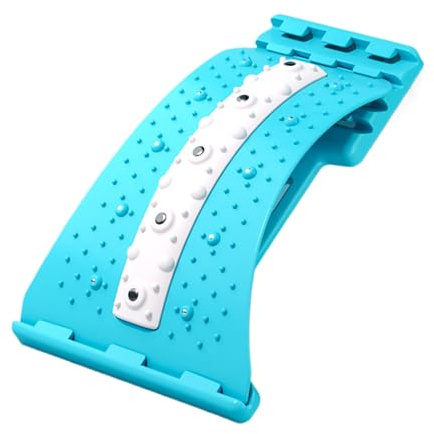 Ryggstretch - Justerbar Ländryggsmassagebräda | 4 Nivåer Övre Och Nedre Rygg, Män Kvinnor Idrottare Nybörjare Proffs, Smärtlindring, Förbättra Hållning, Sträcka Ryggrad