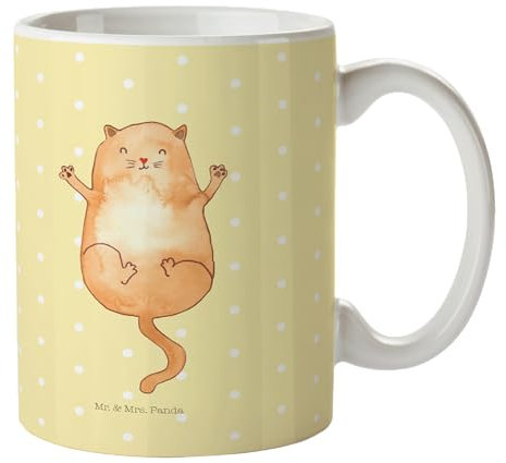 Mr. & Mrs. Panda Tasse Katze Umarmen - Geschenk, Kaffeetassen, Mietze, Teetasse, Miau, Katzen, Katzenmotive, Freunde, Teebecher, kuschelig,