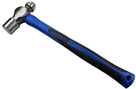 US PRO 40OZ Ball Pein Hammer with TPR Handle Mechanics/Engineers 3301
