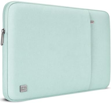 DOMISO 14 inch Laptop Case Sleeve Protective Cover Compatible with 15 inch MacBook Air M4 M3 M2,MacBook Pro,14-15 inch HP Dell ASUS Lenovo Chromebook,Waterproof Computer Cases Bag,Mint Green | Compatible with MacBook Air 15 M5 2026/M4/M3/M2,15 MacBook Pro A1990 A1707,Surface Laptop,Water-Resistant,Mint Green