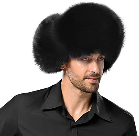 XINCHI Fliegermütze Herren Winterhut Super Dick Fellmütze Kunst Fuchs Wintermütze Winddicht Russenmütze Ohrenschützer Pilotenmütze Weich Damenmütze Wintermütze Russische Mütze