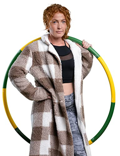 HOOPOMANIA Booster Hula Hoop mit Gewicht - füllbar [0,85 – 2,45 kg] Hula Hoop Erwachsene