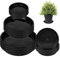 Mitening Lot de 16 sous-Verres Ronds en Plastique pour Pots de Fleurs, Soucoupe pour Plantes, Plateaux de Planteur pour Intérieur, Extérieur