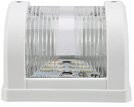 Wanjorlay Bateau 12 V Feux de Navigation Blanc Poupe LumièRe Marine SéCurité Nuit Voile Signal Lampe pour Bateau de PêChe Yacht Ponton