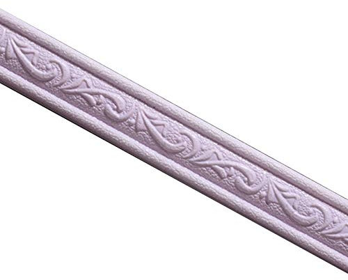 Reuvv Carta da parati Bordo Bordo Linea Trim Battiscopa Linea Angolo Bordo Linee Decorative Della Parete Comode Da Usare e Facile Da Applicare Per TV Sfondo Armadietti Da Parete