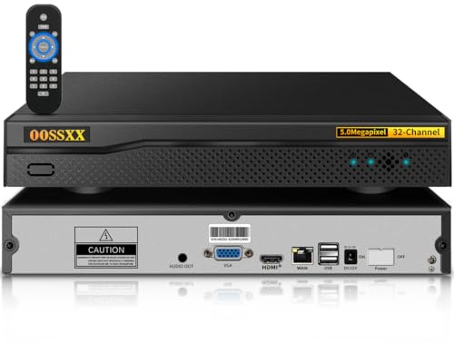 Videoregistratore di rete NVR da 5,0 megapixel a 32 canali, supporta fino a 32 telecamere IP da 5 MP, disco rigido da massimo 8 TB (senza HDD)