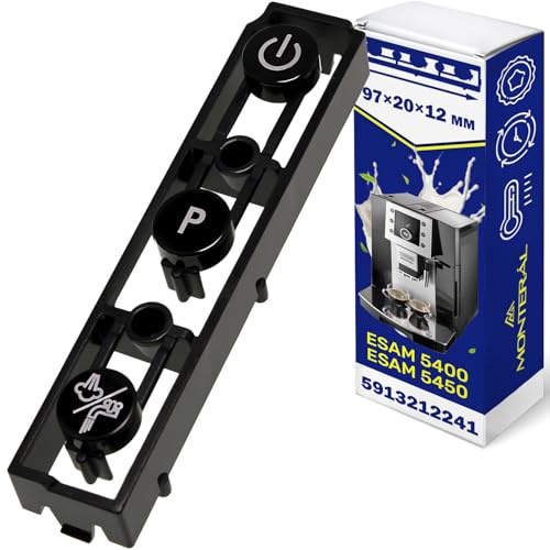 MONTERAL Bedientasten für Kaffeevollautomat mit dem Originalcode 5913212241 für Delonghi Perfecta ESAM 5400 ESAM 5450 - Garantie 10 Jahre