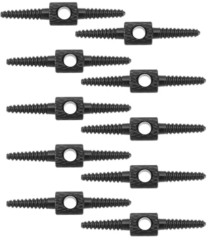 eMagTech 10 Pezzi Connettore Per Cavo Freno Cambio Bicicletta Tubo Flessibile Bicicletta 26 Mm Adatto Per Mountain Bike E Bici Da Strada Manutenzione E Modifica Nero