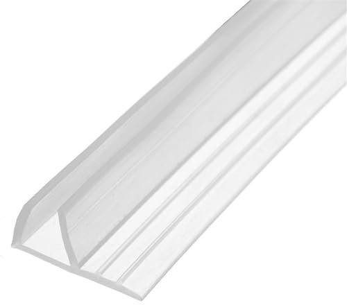 Wuyangcun Joint de Porte de douche 200CM Transparent en silicone Dans une variété de Formes et de Tailles Souple et Durable (F-8mm)