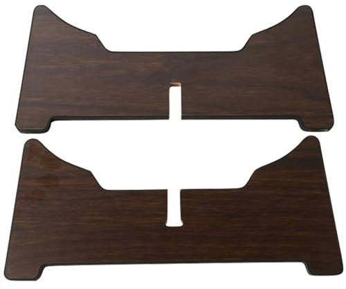 DECOMELODY Stabiler Zungentrommelständer aus Holz mit Rutschfestem Silikon Klappbar und Tragbar Großer Halter für Handpan und Tongue Drum für Zuhause und Musikunterricht