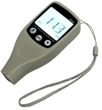 Misuratore di spessore digitale for rivestimenti pellicole, misuratore vernice for auto con retroilluminazione LCD for la misurazione alluminio metallico e non Rilevamento automatico
