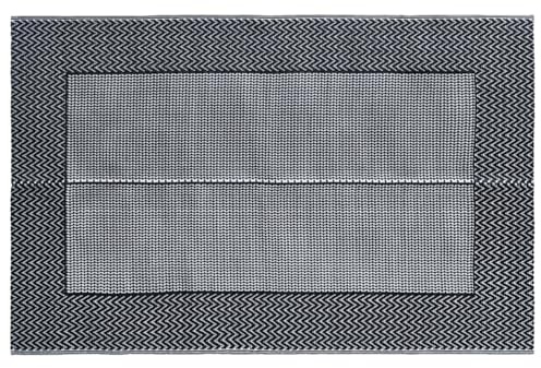 Gecheer Tappeto da Esterni ARAKIL, Dimensioni 160x230 cm, Materiale PP Grigio, per Giardino o Terrazza