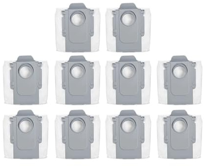 Sacchetti for la polvere, sacchetti for aspirapolvere, compatibili con Roborock Saros 20 / Saros 20 Sonic, robot aspirapolvere Accessori(10pcs)