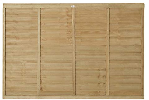 Forest Garden 6ft x 4ft (1.83m x 1.22m) Pressure Treated Superlap Fence Panel (Pack of 7)