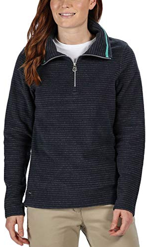 Regatta Womens Solenne 1/2 Zip Outdoor Fleece Pullover - Navy - 10
