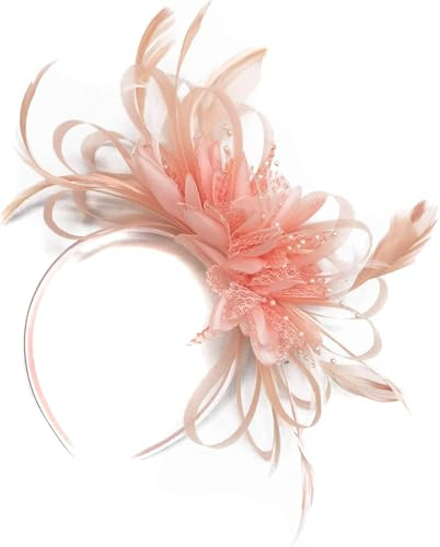 Caprilite Mix Swirl Fascinator Hut auf Stirnband Hochzeit Ascot Rennen Maßgeschneiderte Sinamay für Damen