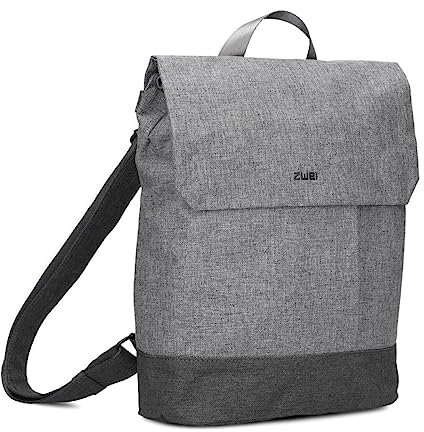 Zwei City-Rucksack Benno BE130 Tagesrucksack 7 Liter wasserabweisend & robust praktische Fächer Rückenpolsterung Magnet-Verschlussklappe Reißverschlussfach gepolstertes Trennfach Canvas-Stil (stone)