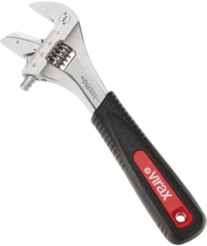Virax Clé à molette à mors réversible virax 8 mm - 17031