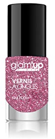 Glam’Up Paris - Vernis à Ongles - Ultra Brillance - Longue Tenue - Séchage Rapide - N°129 - Pailleté Rose