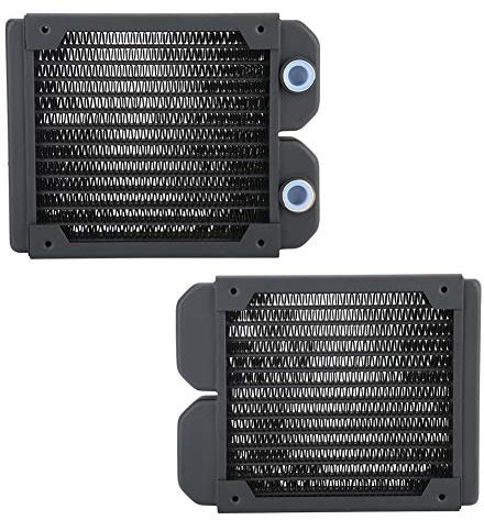 Goshyda Computer-Wasserkühlungskühler, 14 Röhren 120 Mm G1 / 4-CPU-Kühler-Kühlkörper, Kompatibel mit Computer-Wasserkühlungssystemen, Schönheitsinstrumenten, Industrieanlagen