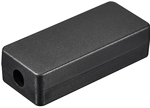 sourcing map 5 Stück Mini Staubdichte Anschlussdose 60x25x16mm ABS | für Elektroprojekte Schwarz