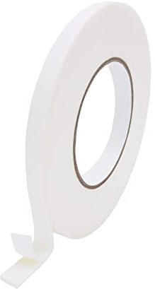 Funnytek 10M Doppelseitiges Schaumstoff Klebeband, 10mm(B) x1mm(D) Selbstklebend Dichtungsband Schaumstoffband für Scrapbooking, Kartenherstellung, Geschenkerpacvkung, Dekorieren