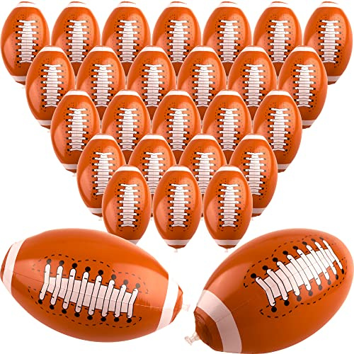 Restroma Confezione da 20 palloni da calcio gonfiabili da 40,6 cm, grandi palloni da calcio gonfiabili per estate, piscina, spiaggia, bomboniere, giochi sportivi