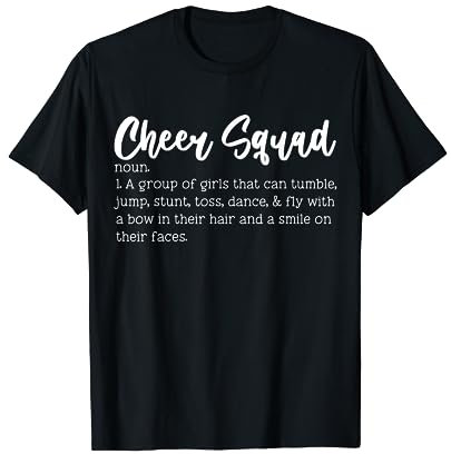 Cheerleader-Shirt Cheerleading Squad Go Team Cheerlead T-Shirt