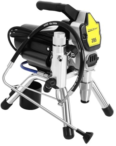 LENDISIY 2200W Airless Farbsprühsystem Spritzlackiermaschine 2,5 L/min 3000PSI Airless Farbsprühgerät Lackiergerät Hochdruck Airlessgerät, 30 cm Sprühbreite, mit Düse und Verlängerungsstange