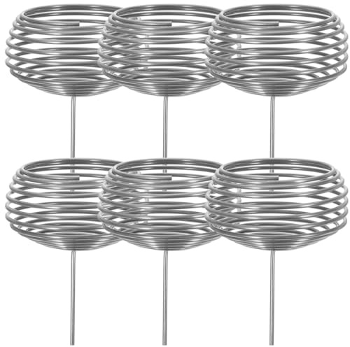 Kisangel Bonsai Fertilizer Baskets 6.14X1.53X1.85In Stainless Steel Slow Release Fertilizer Box for Indoor Outdoor Pot Plants Gardening Accessory