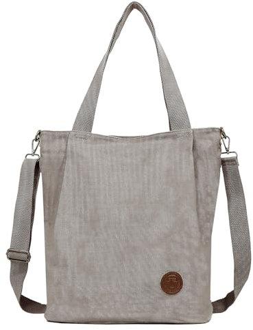 TANTOMI Shopper Tasche Damen Umhängetasche Damen Mittelgroß Gross mit ReißVerschluss,Schultertaschen für Arbeit Reisen Einkaufen Schule Und Alltag