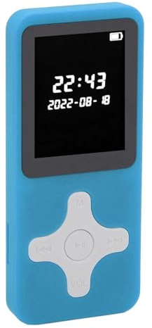 Lecteur MP3 avec 5.0, Mini Lecteur de Musique avec écran LCD de 1,77 Pouces, Lecteur de Musique Numérique HiFi Haut-Parleur HD intégré, Radio FM, (avec Carte mémoire 8G)